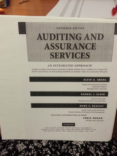 Auditing and Assurance Services An Integrated Approach