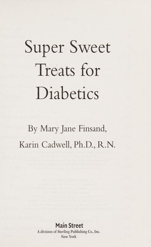 Super Sweet Treats for Diabetics