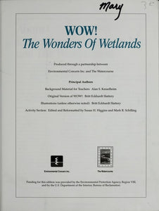 WOW! The Wonders of Wetlands
