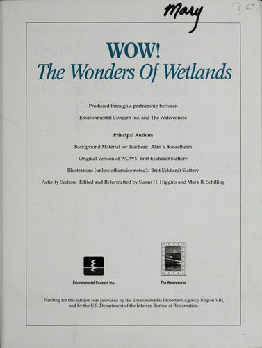 WOW! The Wonders of Wetlands