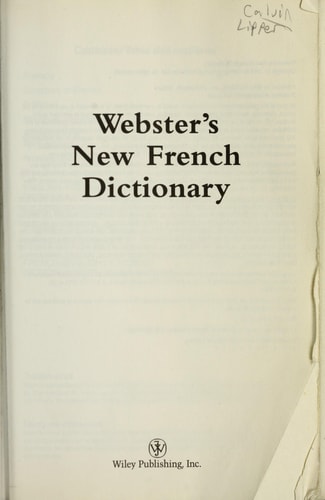 Webster's New French Dictionary, Target Edition