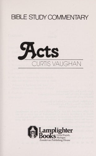 Acts, a Study Guide