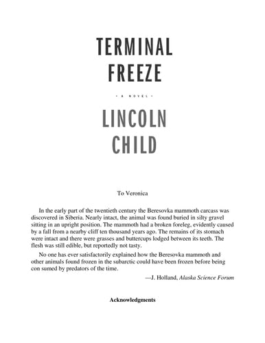 Terminal Freeze