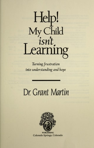 Help! My Child Isn't Learning