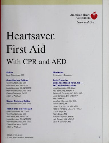 Heartsaver First Aid, with CPR and AED