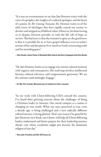 The Coming Tsunami Why Christians Are Labeled Intolerant, Irrelevant, Oppressive, and Dangerous—and How We Can Turn the Tide