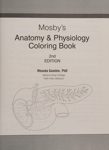 Mosby's Anatomy and Physiology Coloring Book