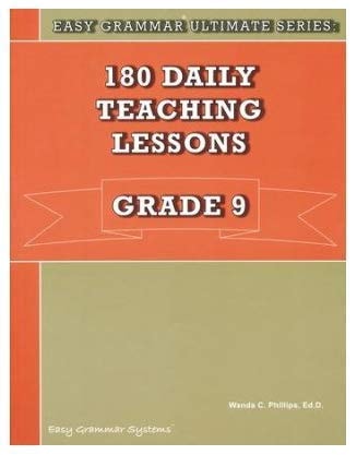 Easy Grammar Ultimate Series: 180 Daily Teaching Lessons Grade 9