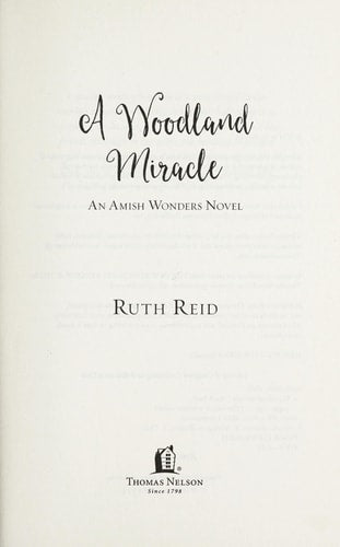 A Woodland Miracle (The Amish Wonders Series)