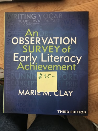 An Observation Survey of Early Literacy Achievement, Third Edition