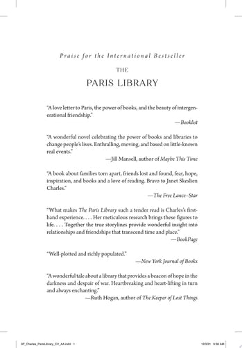The Paris Library A Novel