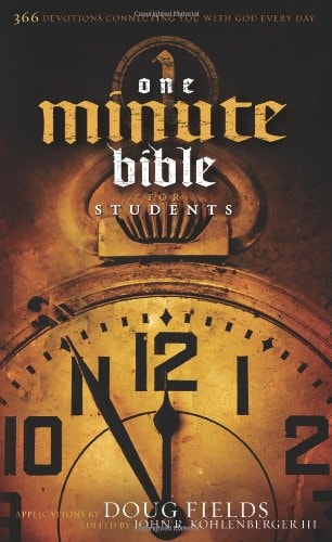 The HCSB One Minute Bible for Students, Trade Paper: 366 Devotions Connecting You with God Every Day