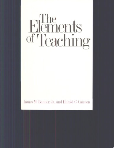 The Elements of Teaching