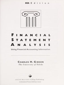 Financial Statement Analysis: Using Financial Accounting Information