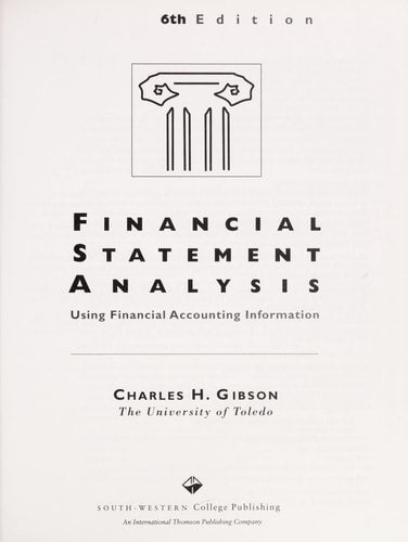 Financial Statement Analysis: Using Financial Accounting Information