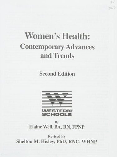 Women's Health Contemporary Advances and Trends
