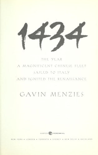 1434: The Year a Magnificent Chinese Fleet Sailed to Italy and Ignited the Renaissance