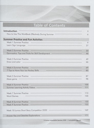 Summer Learning HeadStart, Grade 6 to 7: Fun Activities Plus Math, Reading, and Language Workbooks: Bridge to Success with Common Core Aligned ... (Summer Learning HeadStart by Lumos Learning)