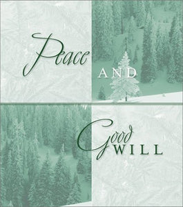 Peace and Goodwill