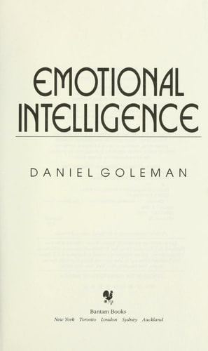 Emotional Intelligence: Why It Can Matter More than IQ