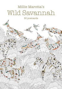 Millie Marotta's Wild Savannah (Postcard Book): 30 Postcards (A Millie Marotta Adult Coloring Book)