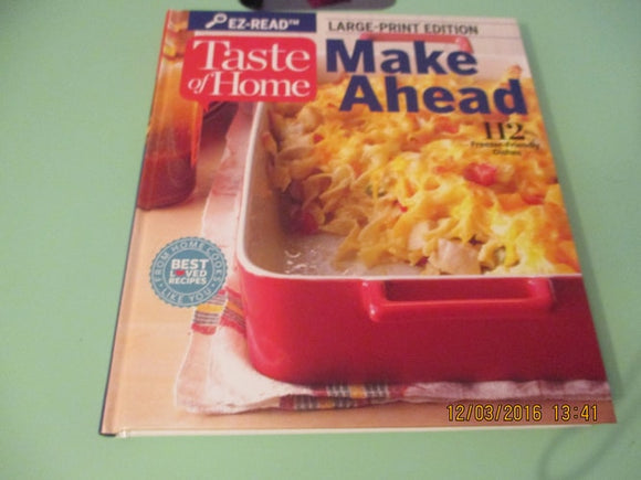 Taste of Home Make Ahead cookbook