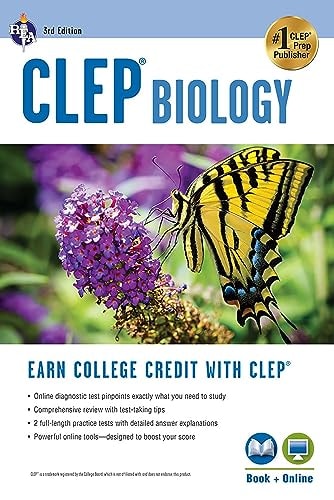 CLEP® Biology Book + Online (CLEP Test Preparation)