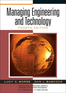 Managing Engineering and Technology: An Introduction to Management for Engineers