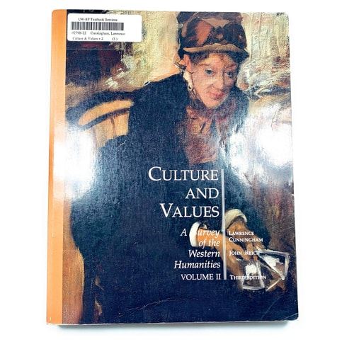 Culture and Values A Survey of the Western Humanities