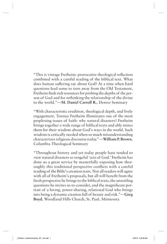 Creation Untamed The Bible, God, and Natural Disasters