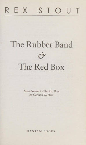 The Rubber Band/The Red Box 2-in-1 (Nero Wolfe)