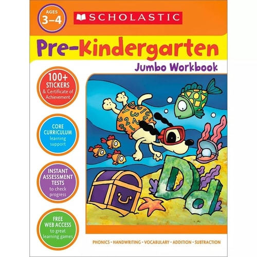 Pre-kindergarten Jumbo Workbook