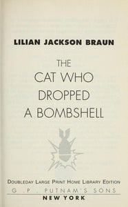 The Cat Who Dropped a Bombshell, Large Print Edition