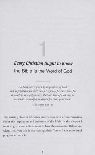 What Every Christian Ought to Know