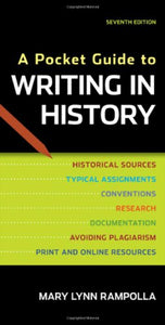 A Pocket Guide to Writing in History