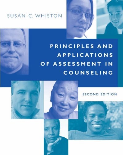 Principles and Applications of Assessment in Counseling