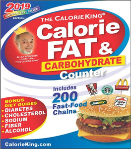 CalorieKing 2019 Calorie, Fat & Carbohydrate Counter