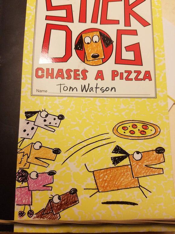 Stick Dog Chases a Pizza