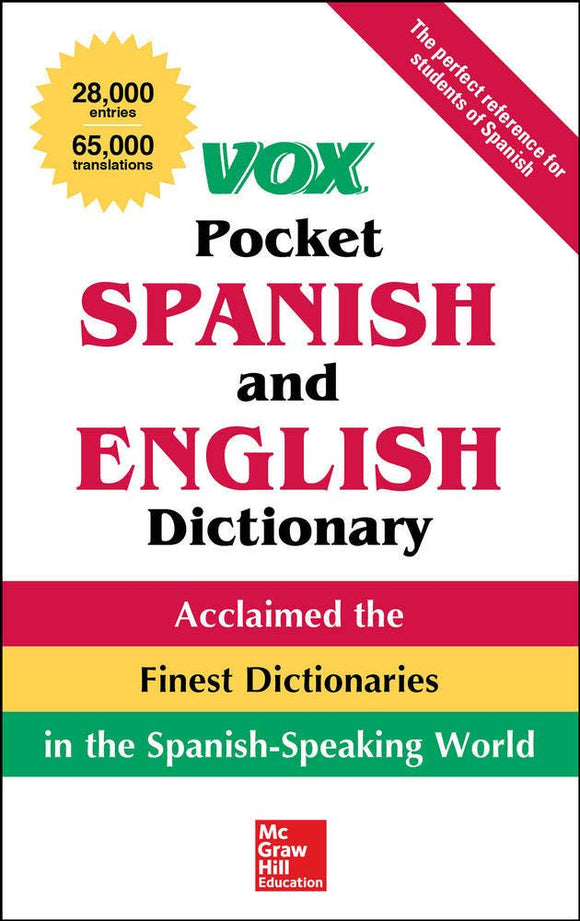 Vox Pocket Spanish-English Dictionary