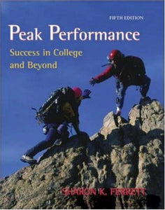 Peak Performance: Success in College and Beyond with online access card