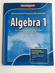 Algebra 1, Homework Practice Workbook (MERRILL ALGEBRA 1)