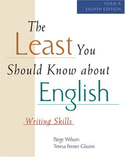 The Least You Should Know About English (Form A)