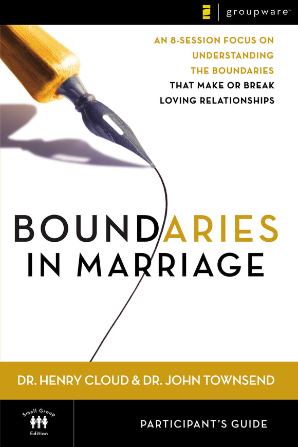 Boundaries in Marriage Participant's Guide