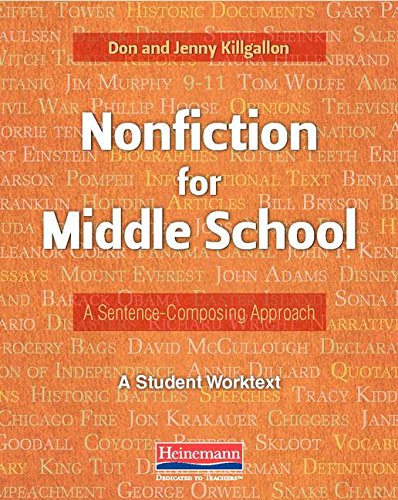 Nonfiction for Middle School: A Sentence-Composing Approach