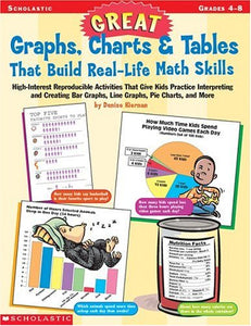 Great Graphs, Charts & Tables That Build Real-Life Math Skills: High-Interest Reproducible Activities (Grades 4-8)