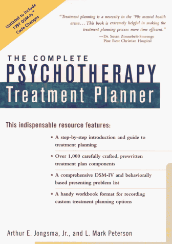 The Complete Psychotherapy Treatment Planner (Series in Clinical Psychology and Personality)