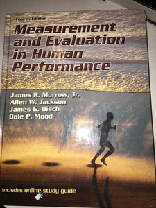 Measurement and Evaluation in Human Performance With Web Study Guide-4th Edition