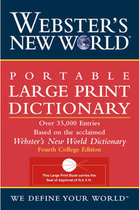 Webster's New World Portable Large Print Dictionary, Second Edition