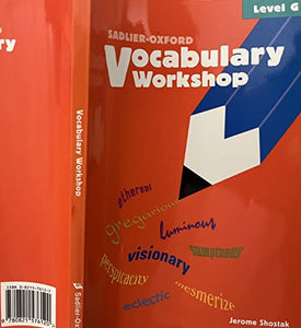 Vocabulary Workshop: Level G