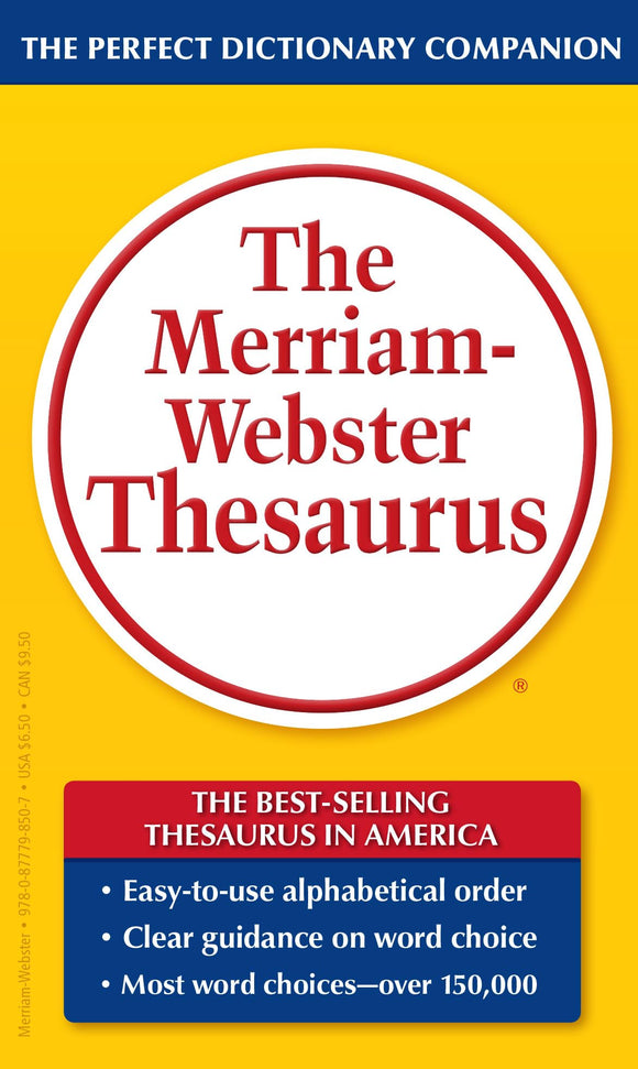 The Merriam-Webster Thesaurus, Mass-Market Paperback